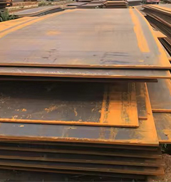 Plaques d’acier préparées en atelier pour la Fabrication Corten sur mesure